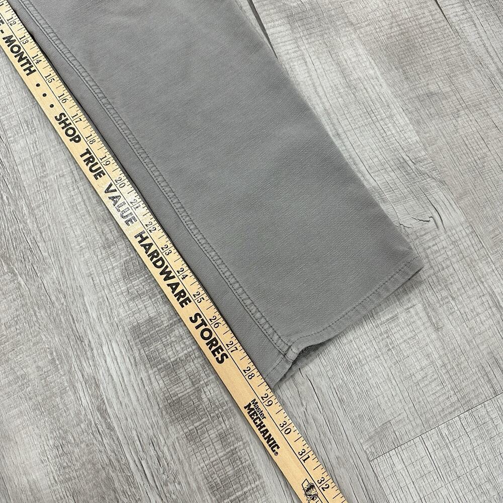 Faherty Pants Mens 32x30 Gray Stretch Terry 5 Pocket Work Travel Casual Preppy - Picture 4 of 10